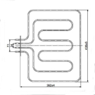 GREJAC ELEKTRICNOG SPORETA DELIGRAD 600|800W 4017 GORNJI